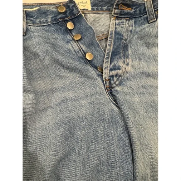 Universal Thread Womens Mid Rise 90s Baggy Studded Side Detail Denim Size 10 - Picture 7 of 7
